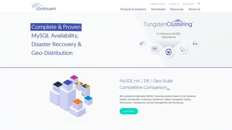 Homepage of Tungsten Clustering