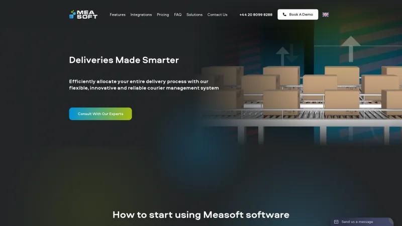 Homepage of MeaSoft