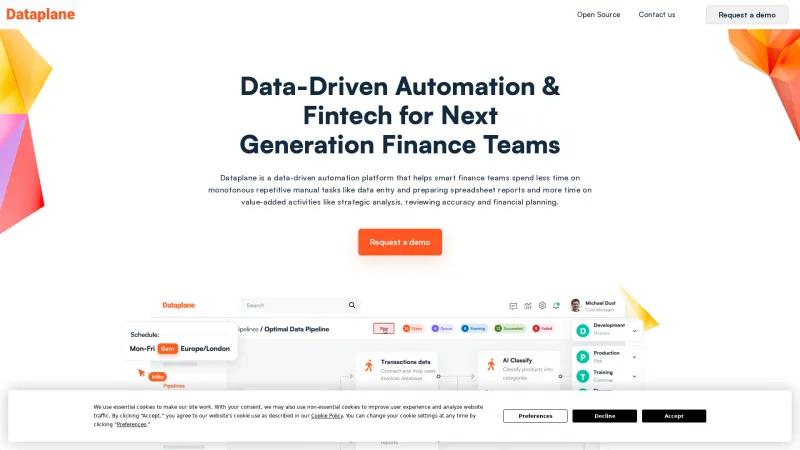 Homepage of Dataplane