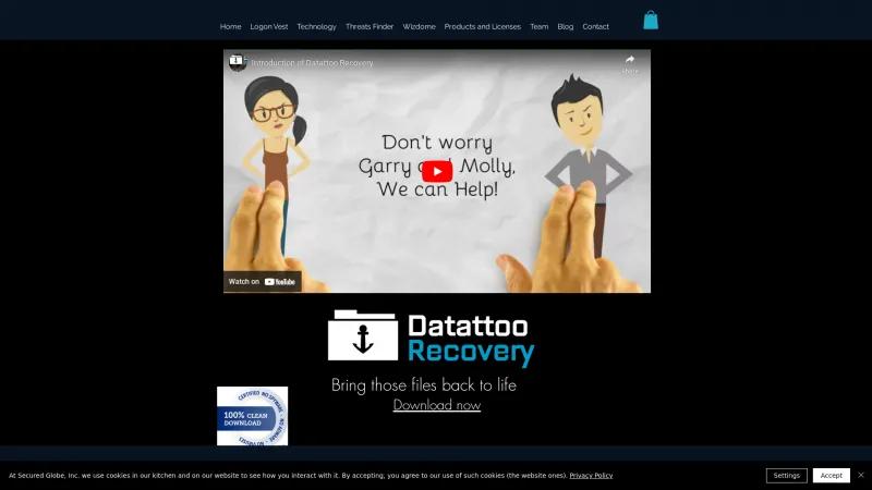 Homepage of Datattoo