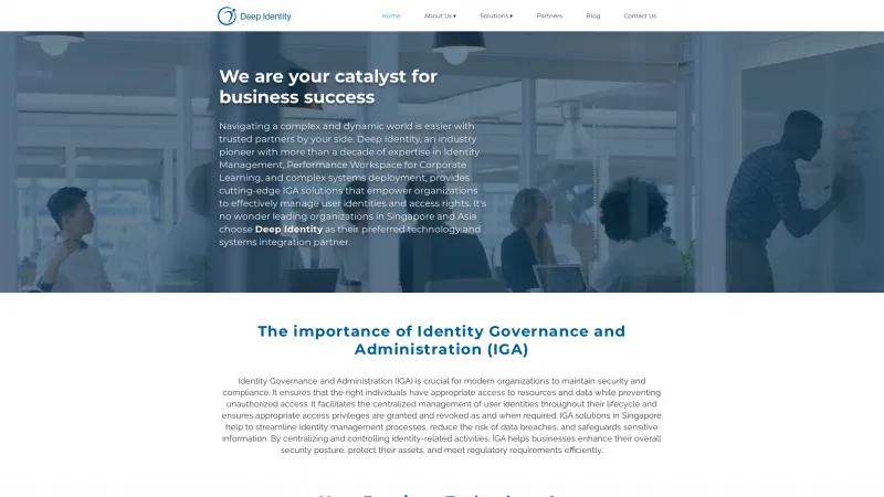 Homepage of Deep Identity