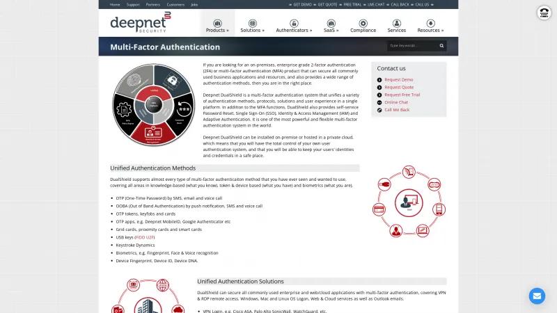 Homepage of Deepnet DualShield