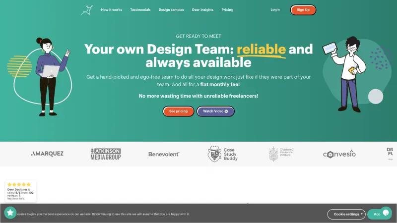 Homepage of Deer Designer