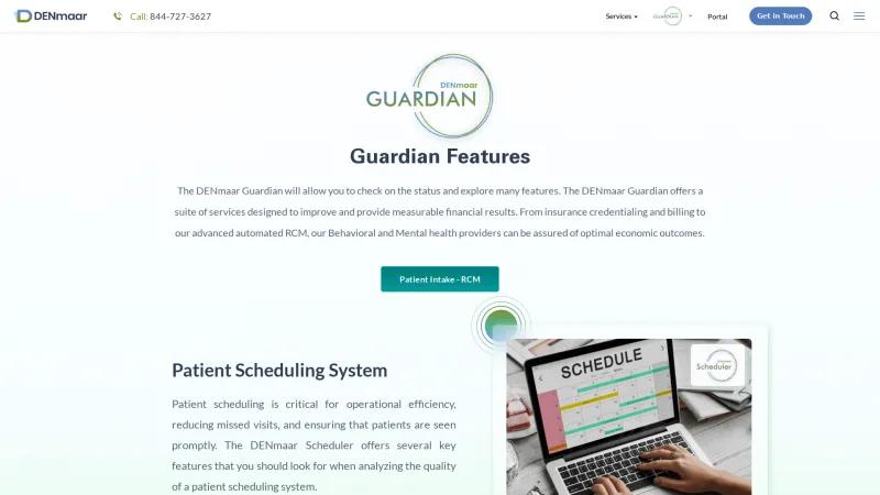 Homepage of DENmaar Guardian