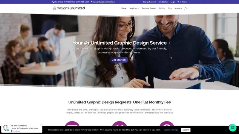 Homepage of Designs Unlimited