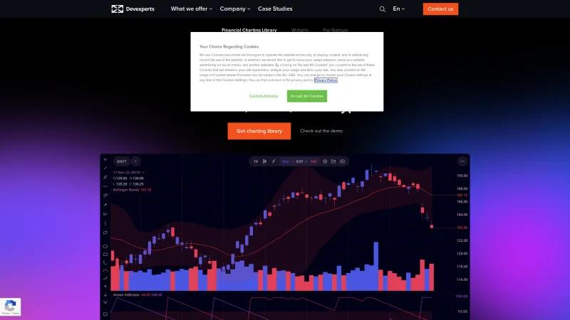 Homepage of DXcharts