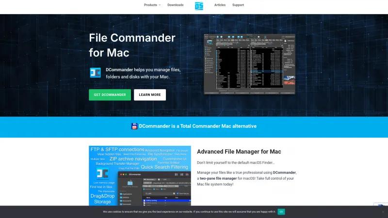 Homepage of DCommander