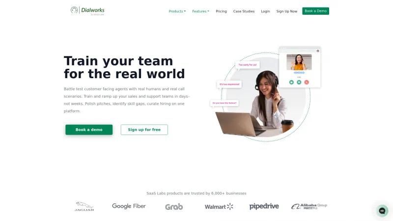 Homepage of Dialworks