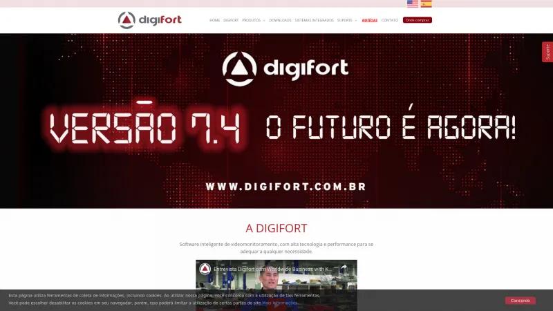 Homepage of Digifort