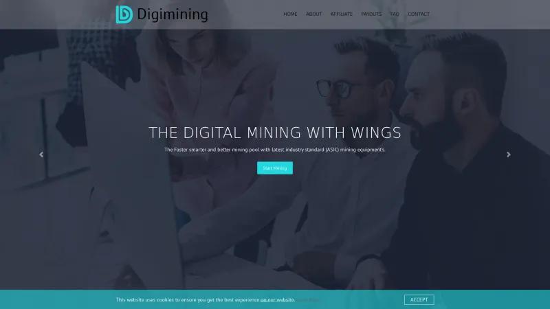 Homepage of Digimining