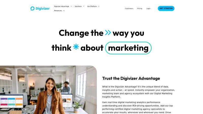 Homepage of Digivizer