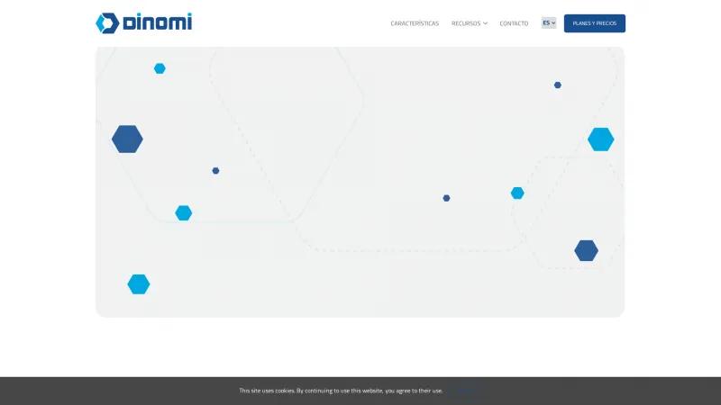 Homepage of Dinomi