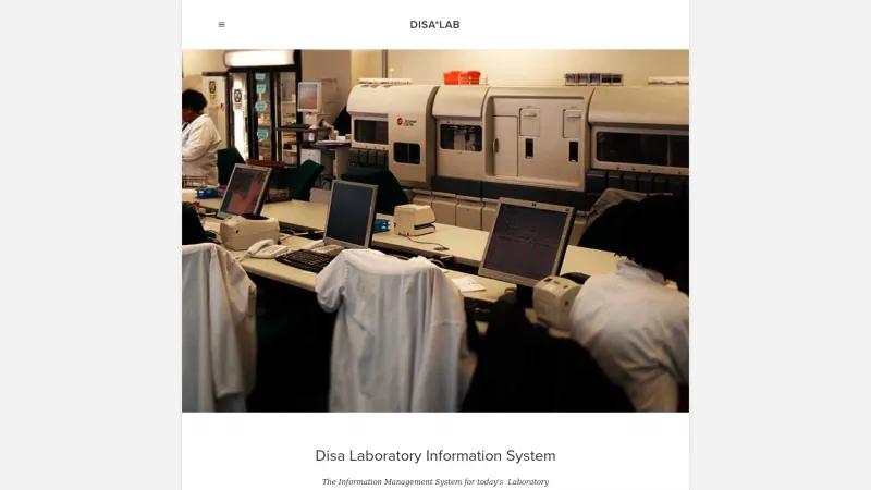 Homepage of Disa*Lab