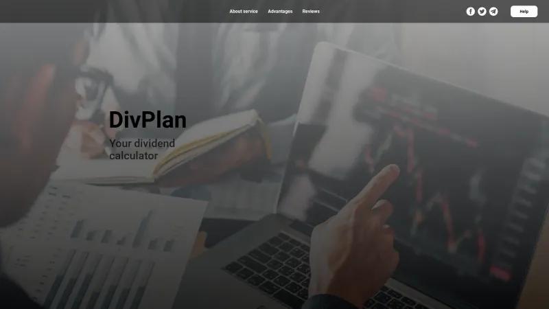 Homepage of Divplan