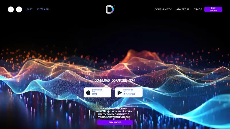 Homepage of Dopamine