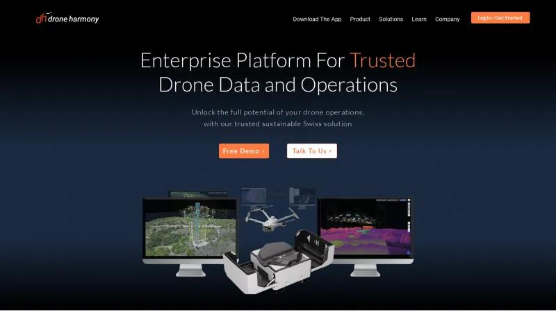 Homepage of Drone Harmony