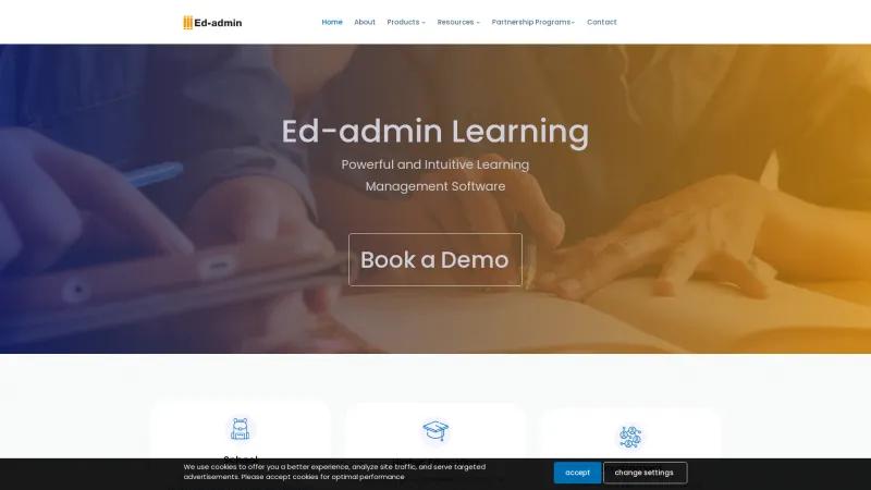 Homepage of Ed-admin