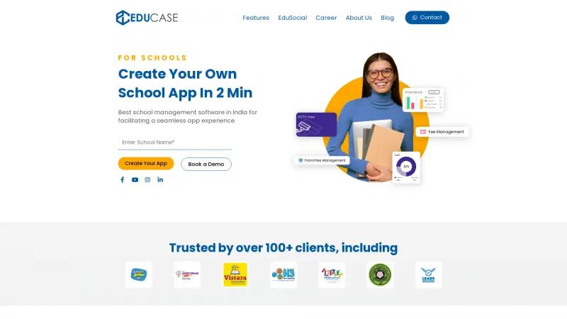 Homepage of Educase