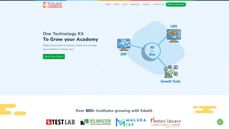 Homepage of Edukit