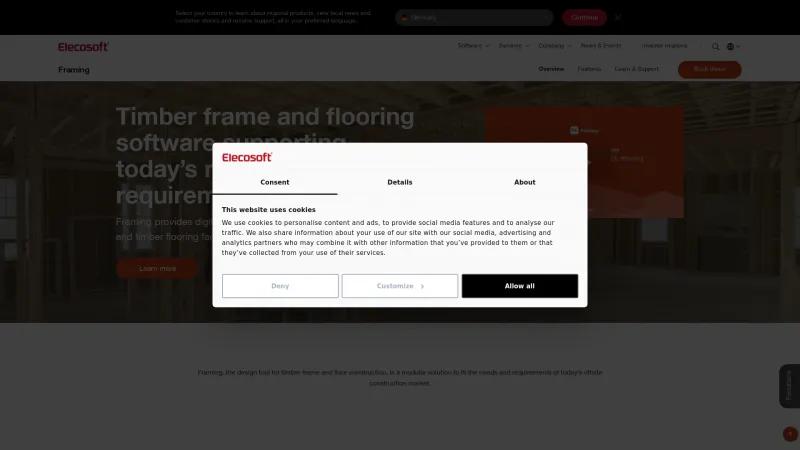 Homepage of Framing