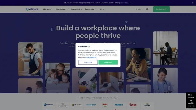 Homepage of Eletive