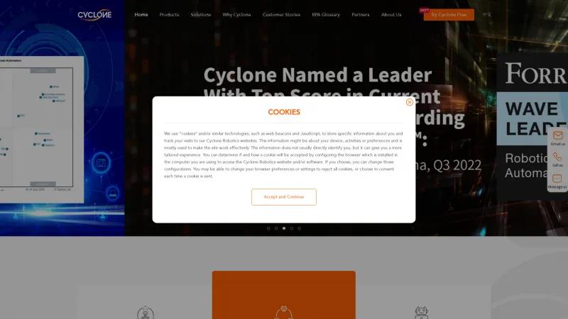 Homepage of Cyclone Robotics