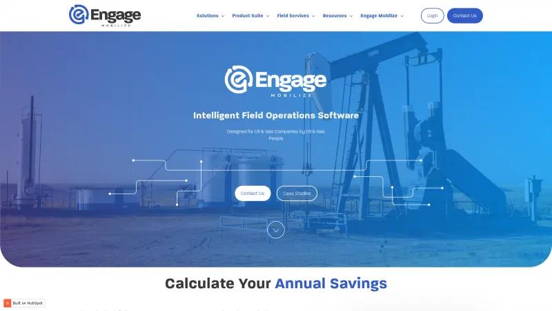 Homepage of ENGAGE