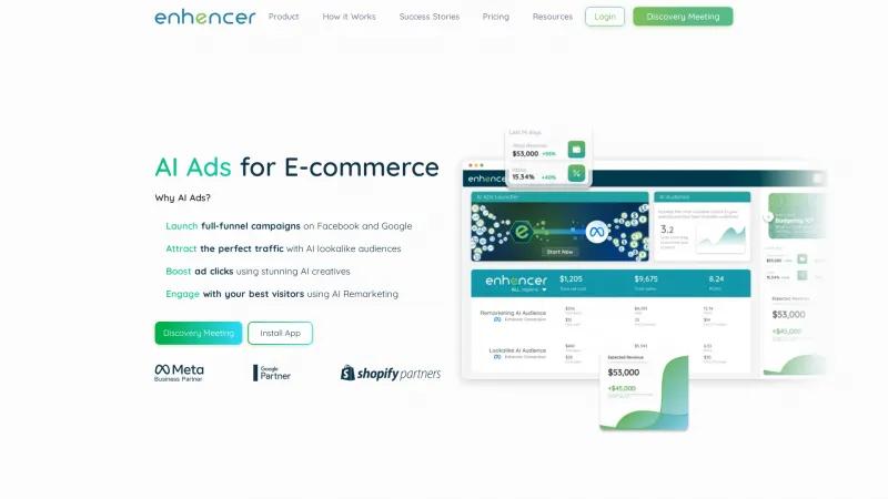 Homepage of Enhencer