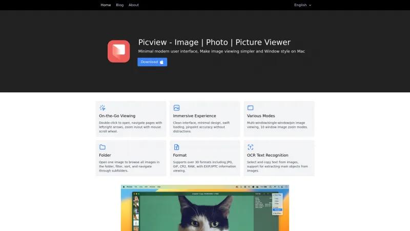 Homepage of Picview