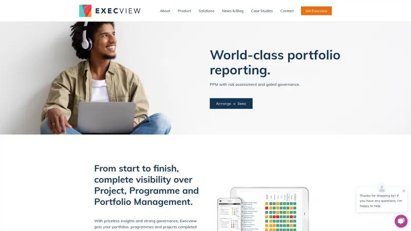 Homepage of Execview