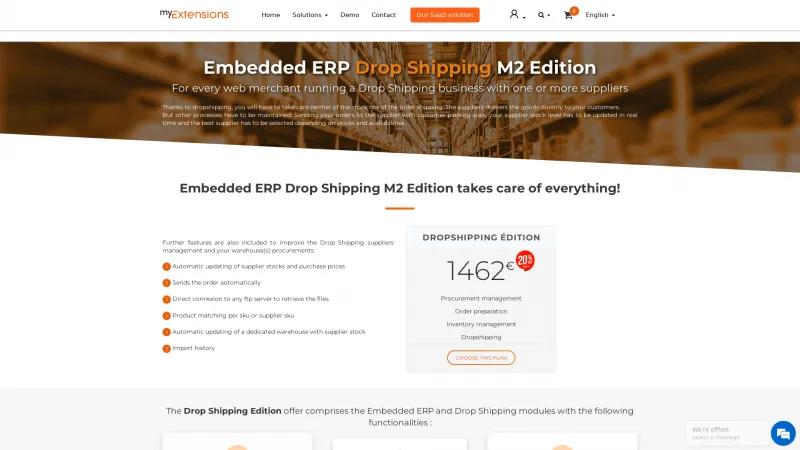 Homepage of Embedded ERP