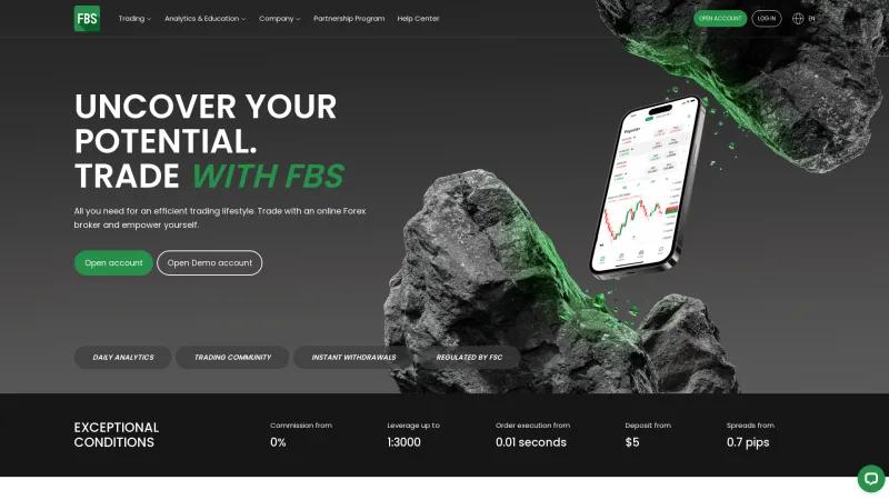 Homepage of FBS