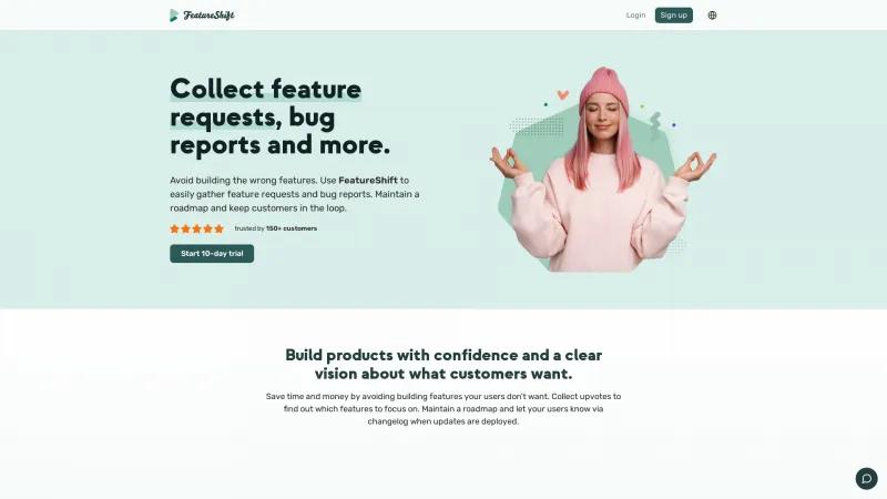 Homepage of FeatureShift