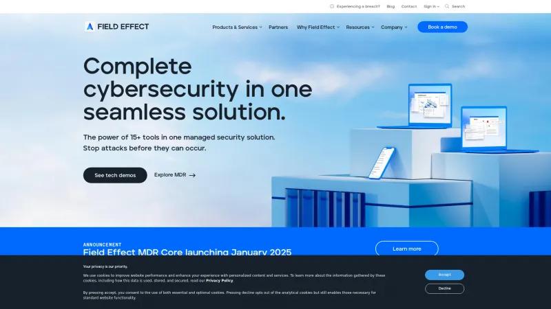 Homepage of Field Effect