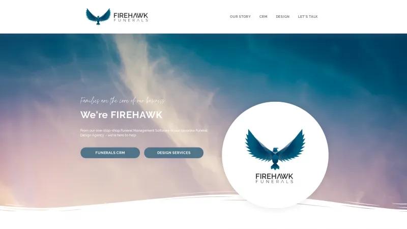 Homepage of FireHawk