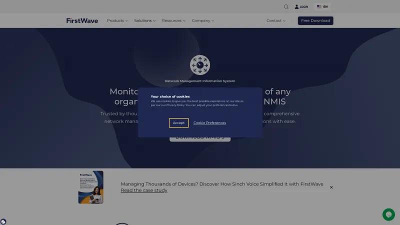 Homepage of NMIS