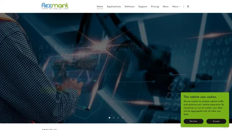 Homepage of FlexMaint