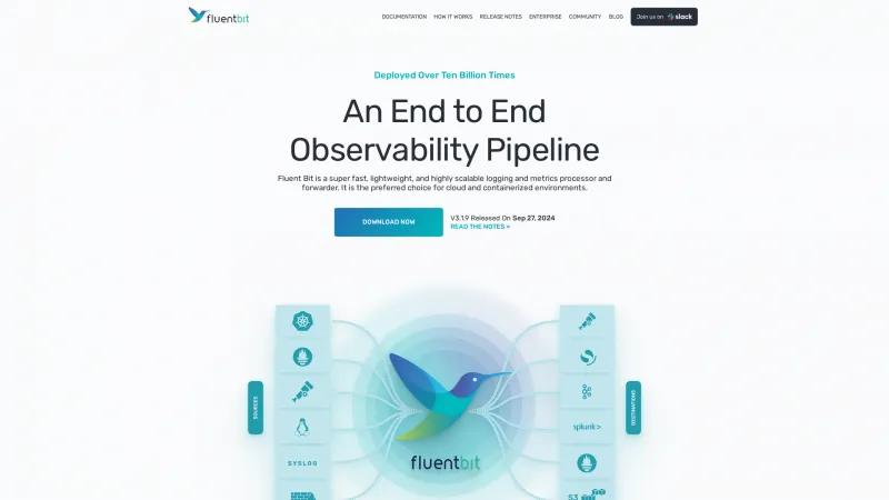 Homepage of Fluent Bit