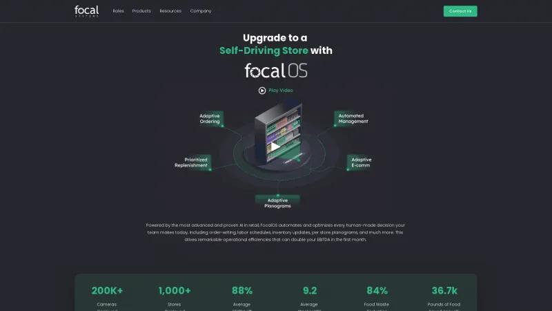 Homepage of Focal Systems