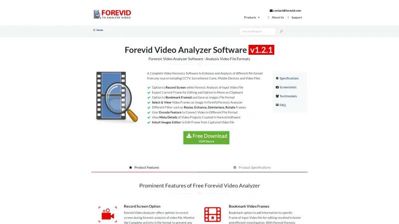 Homepage of Forevid