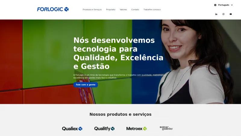 Homepage of Qualiex