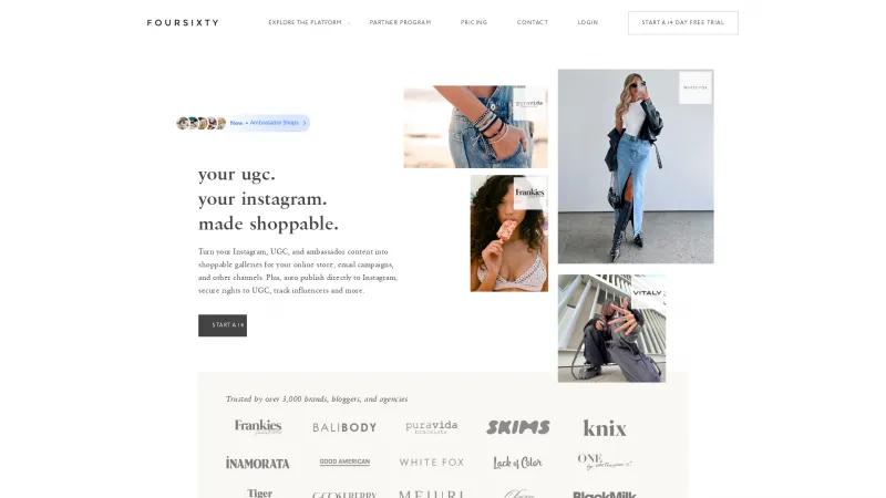 Homepage of Foursixty