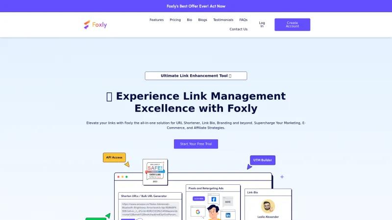 Homepage of Foxly