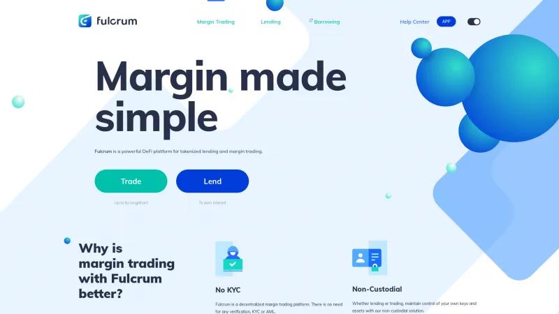 Homepage of Fulcrum