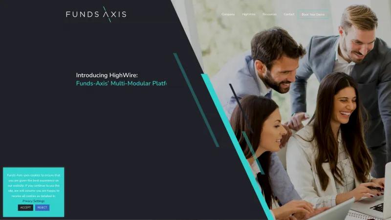 Homepage of Funds-Axis