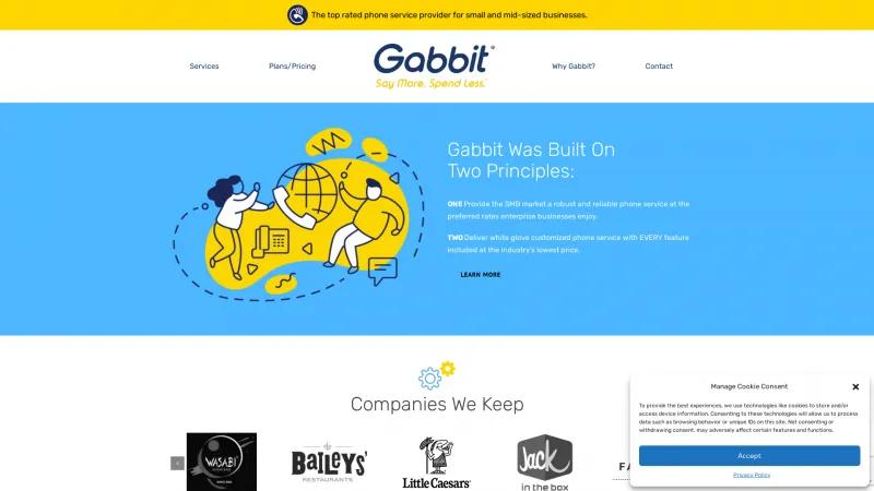 Homepage of Gabbit