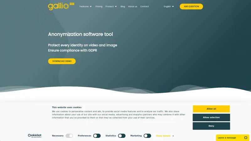 Homepage of Gallio