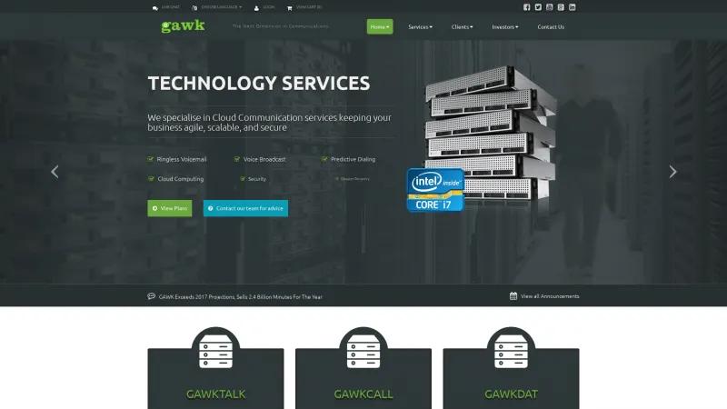 Homepage of Gawk