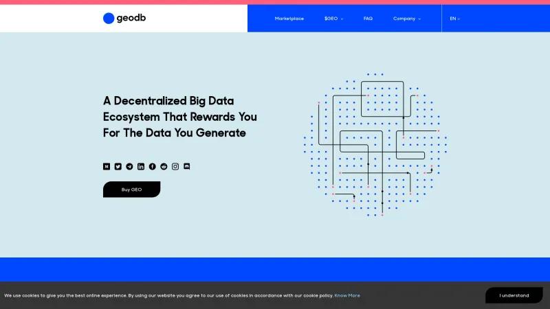 Homepage of GeoDB