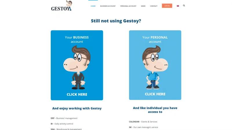 Homepage of Gestoy